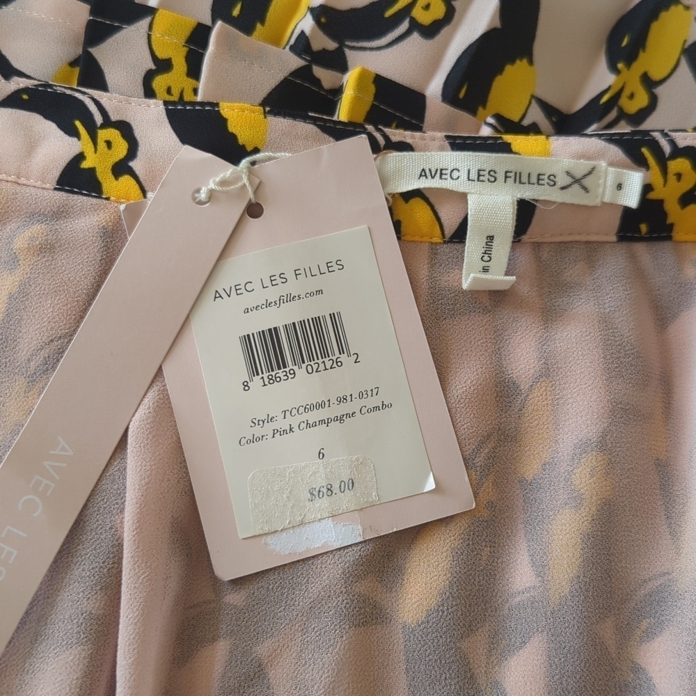 Avec Les Filles A-Line Toucan Pleated Skirt - Picture 5 of 6